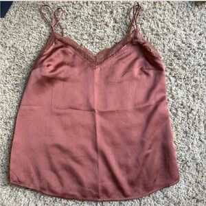 Satin Abercrombie tank